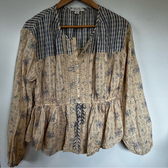 AMERICAN EAGLE boho floral top - Picture 2 of 6